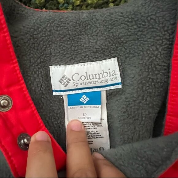 Baby Columbia Omni-Shield Red Snow Pants Bibs 12M - Picture 3 of 3